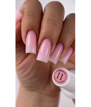 Рідкий полігель Crooz Liquid Polygel French №11, 15 мл